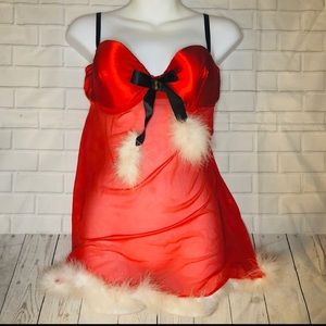 Passion Forever sexy santa lingirie slip L
